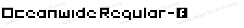 Oceanwide Regular字体转换